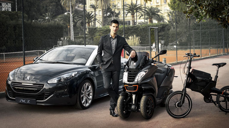 Novak Djokovic trở thành đại sứ thương hiệu Peugeot