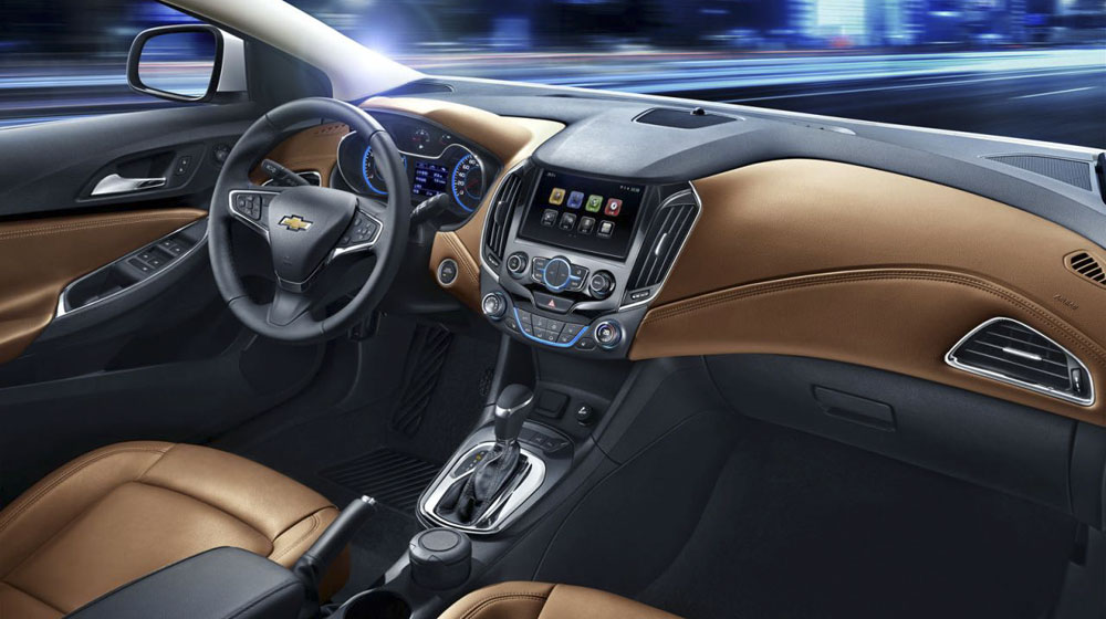Lộ diện hình ảnh nội thất Chevrolet Cruze 2015