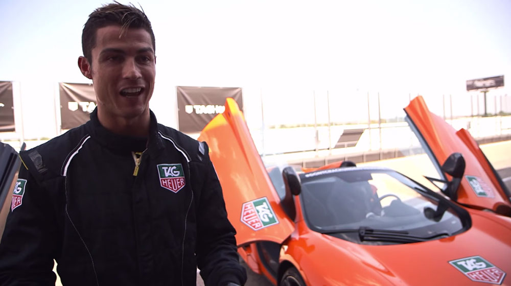 Cristiano Ronaldo lái siêu xe McLaren P1