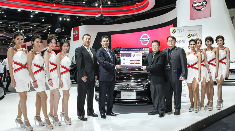 Nissan Teana được đánh giá cao nhất trong lịch sử ASEAN NCAP