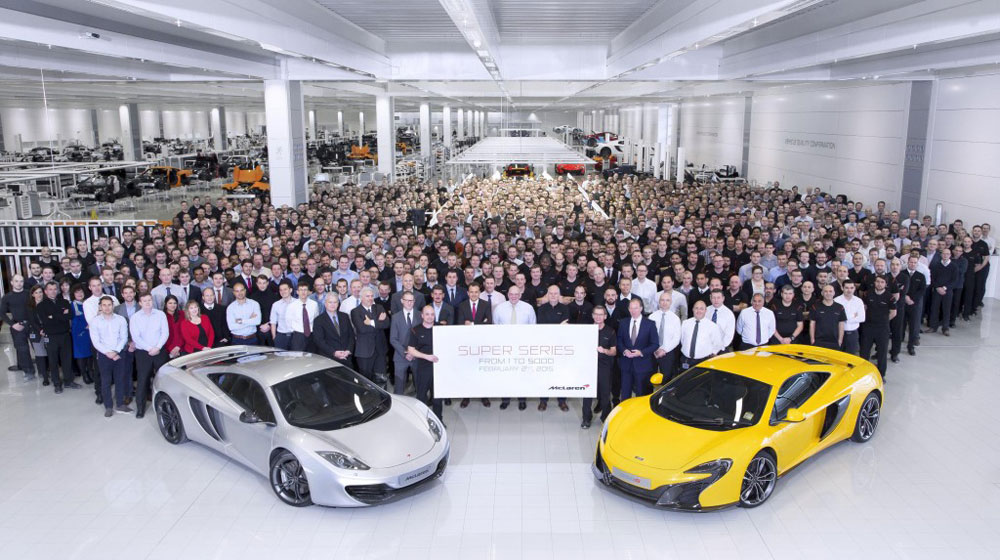 McLaren cán mốc 5000 xe theo mô hình sản xuất Super Series