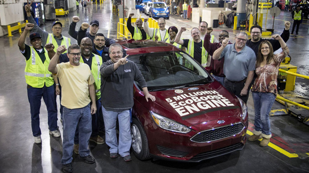 Ford sản xuất xe trang bị động cơ EcoBoost thứ 5 triệu