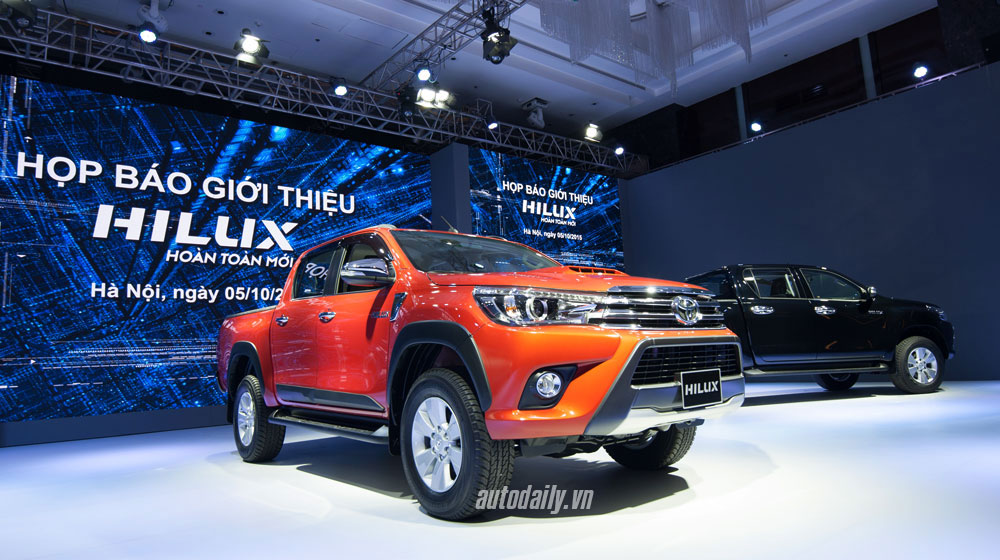 Toyota Hilux 2016 chính thức “chào” thị trường Việt, giá từ 693 triệu đồng