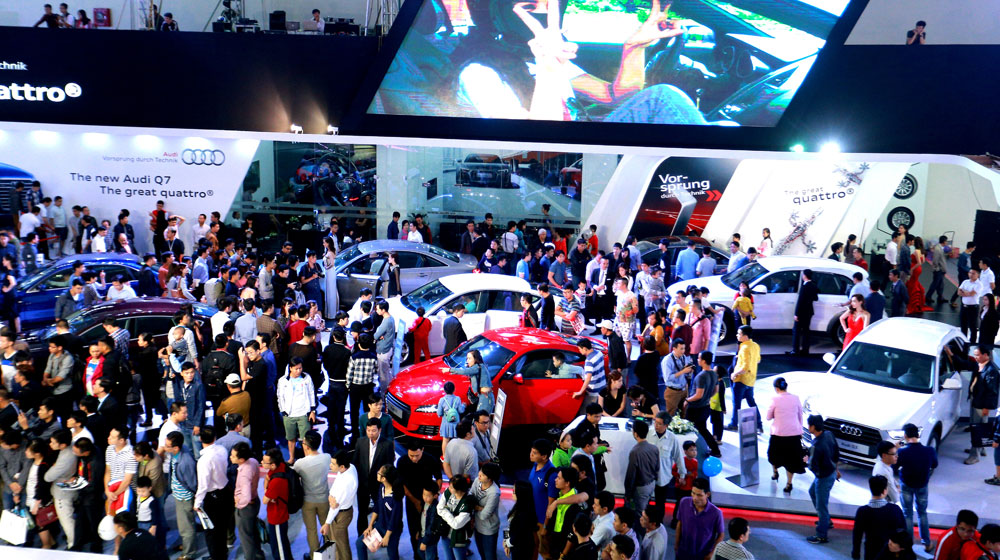 Video: Toàn cảnh gian hàng Audi tại VIMS 2015