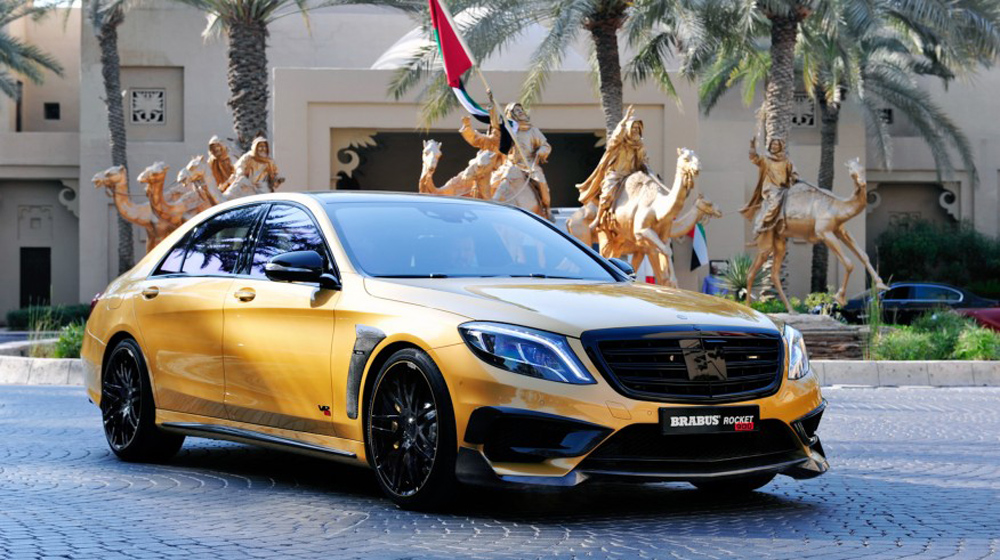 Mercedes S65 AMG mạ vàng 900 mã lực từ Brabus